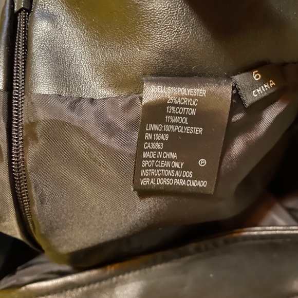 Dark academia Women’s Size 6 houndstooth / knee length wool blend Pencil Skirt - Picture 6 of 10